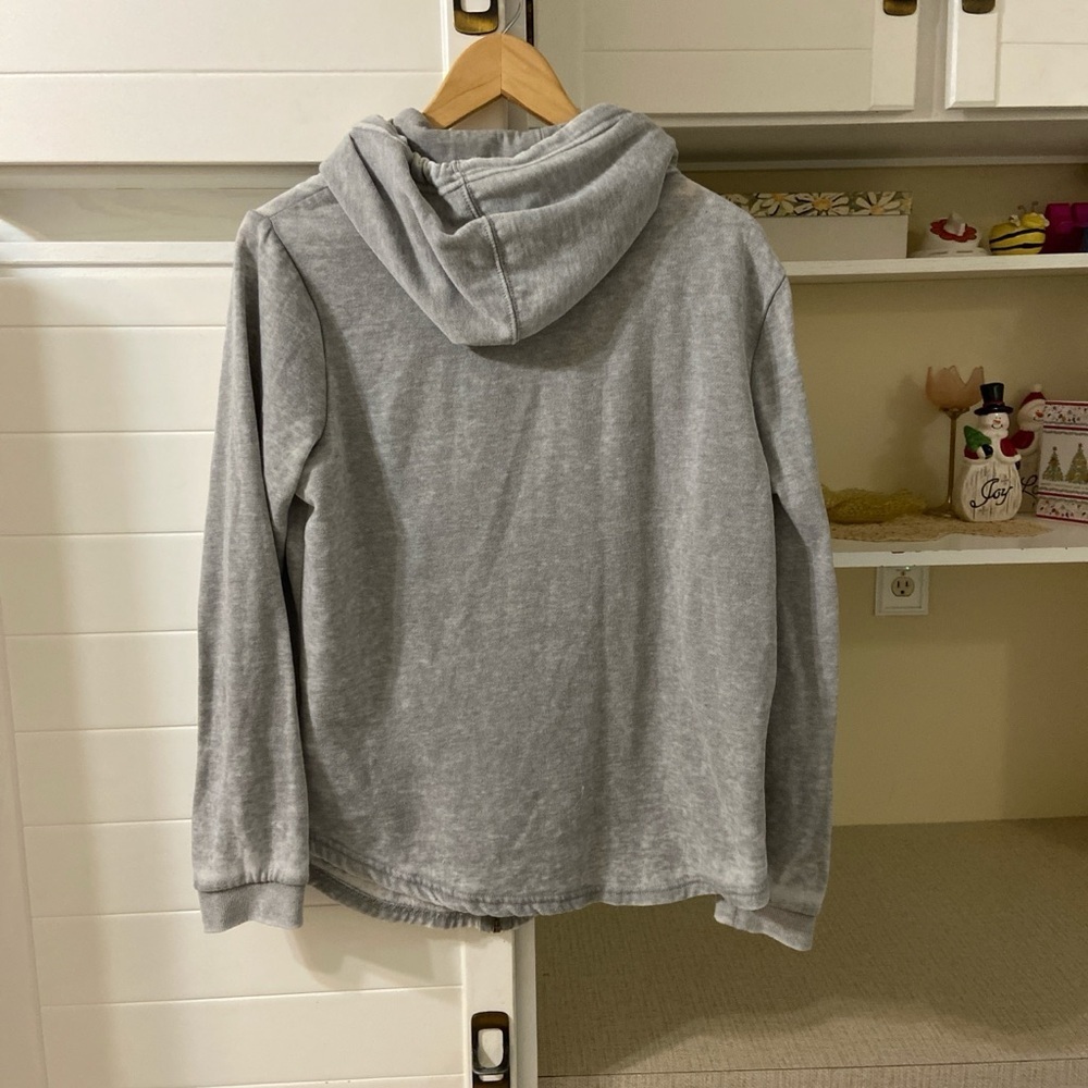 Grey Zipper Sweater by Roxy - Picture 4 of 6